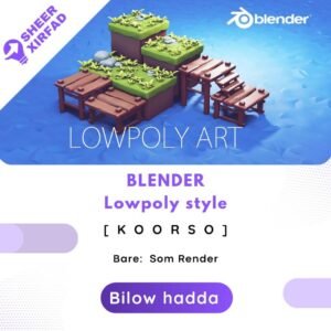 Blender Koorso Lowpoly style